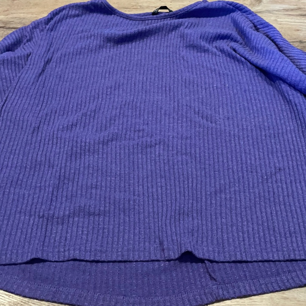 Long sleeve purple shirt